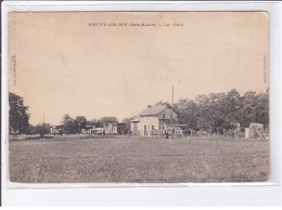 NEUVY-le-ROI: La Gare - état - Neuvy-le-Roi