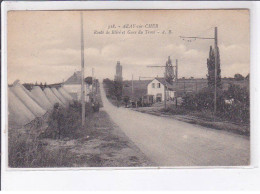 AZAY-sur-CHER: Route De Bléré Et Gare Du Train - Très Bon état - Other & Unclassified