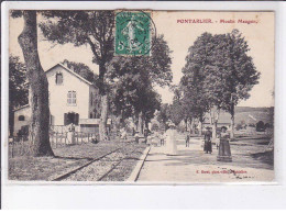 PONTARLIER: Moulin Maugain Chemin De Fer - état (traces Au Dos) - Pontarlier