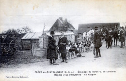 28   FORET DE CHATEAUNEUF  CHASSE  A COURRE - Châteauneuf