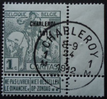 BELGIQUE N°100 Oblitéré - 1910-1911 Caritas