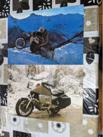 Poster - Calendrier 1986 Bmw K100 Lt Kawazaki Klr 600 - Auto/Moto