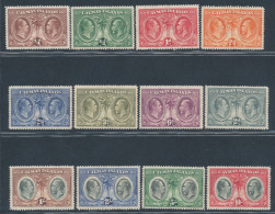 1932 Cayman Islands, Stanley Gibbons N. 84/95, MH* - Otros & Sin Clasificación