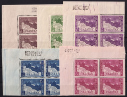 Belgica, 1927 Y&T. 249 / 253,  MNH. - Unused Stamps