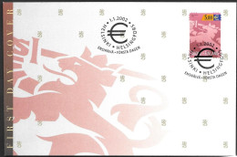 Finland Finnland Finlande 2002 Definitives Lion Michel 1608 FDC - FDC