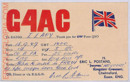 Ad9149 - GREAT BRITAIN - RADIO FREQUENCY CARD - 1947 - Radio