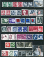 SWEDEN 1981 Complete Issues Except Traditional Boats Used.  Michel 1134-51, 1158-77 - Used Stamps