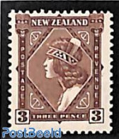New Zealand 1935 3P, Stamp Out Of Set, Unused (hinged), History - Native People - Ongebruikt