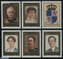 Luxemburg 1990 Dynasty Centenary 6v, Mint NH, History - Kings & Queens (Royalty) - Unused Stamps