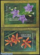 Grenada Grenadines 1993 Flowers 2 S/s, Mint NH, Nature - Flowers & Plants - Grenada (1974-...)