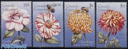 Grenada Grenadines 1996 Flowers 4v, Mint NH, Nature - Flowers & Plants - Insects - Grenada (1974-...)