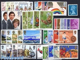 Great Britain 1981 Yearset 1981 (39v), Mint NH, Various - Yearsets (by Country) - Neufs