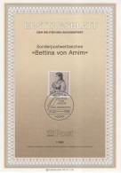Germany Deutschland 1985-1 Bettina Von Arnim, Writer, Publisher, Composer, Singer, Visual Artis, Music Musik, Berlin - 1981-1990