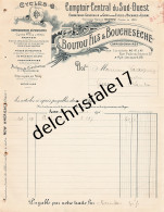 47 0260 AGEN LOT & GARONNE 1912 Représentations Cycles Pneus Billes SEMPER Éts BOUTOU & BOUCHESECHE à LARAIGNEZ - 1900 – 1949