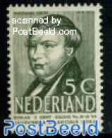 Netherlands 1939 5+3c, Nicolaas Beets, Stamp Out Of Set, Mint NH, Religion - Religion - Art - Authors - Unused Stamps