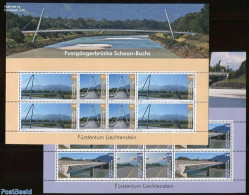 Liechtenstein 2014 Bridges 2 M/ss, Mint NH, Bridges And Tunnels - Unused Stamps