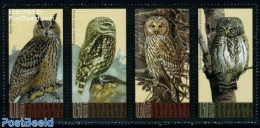 Bulgaria 2009 Owls 4v [:::], Mint NH, Nature - Birds - Owls - Unused Stamps