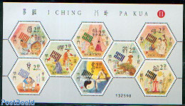 Macao 2002 I Ching Pa Kua 8v M/s, Mint NH, Nature - Birds - Art - Fairytales - Nuevos