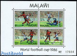 Malawi 1986 Football Games Mexico S/s, Mint NH, Sport - Football - Malawi (1964-...)