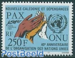 New Caledonia 1985 40 Years UNO 1v, Mint NH, History - United Nations - Nuevos