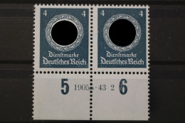 DR Dienst, MiNr. 167 Paar Unterrand HAN 19055.43 2, Postfrisch - Oficial