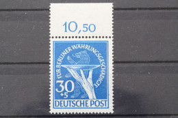 Berlin, MiNr. 70 PF I, Oberrand, Postfrisch, BPP Fotoattest - Variétés Et Curiosités