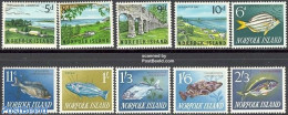 Norfolk Island 1962 Definitives 10v, Mint NH, Nature - Fish - Pesci