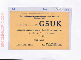 Ad9153 - GREAT BRITAIN - RADIO FREQUENCY CARD - England - 1950 - Radio