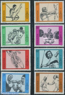 Rwanda 1980 Olympic Games Moscow 8v, Mint NH, Sport - Basketball - Cycling - Fencing - Olympic Games - Shooting Sports.. - Basketbal