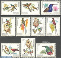 Rwanda 1983 Birds 10v, Mint NH, Nature - Birds - Sonstige & Ohne Zuordnung