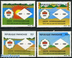 Rwanda 1989 Interparl. Union 4v, Mint NH - Altri & Non Classificati