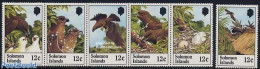 Solomon Islands 1982 Eagles 6v (1v+[::::]), Mint NH, Nature - Birds - Birds Of Prey - Isole Salomone (1978-...)