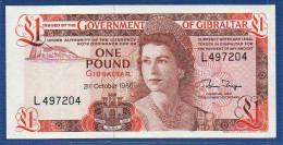 GIBRALTAR - P.20d – 1 Pound 1986 UNC, S/n L497204 - Gibraltar