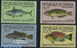 Senegal 1966 Fish 4v, Mint NH, Nature - Fish - Peces