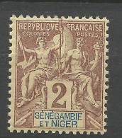 SENEGAMBIE ET NIGER N° 2 NEUF** LUXE SANS CHARNIERE  / Hingeless / MNH - Unused Stamps