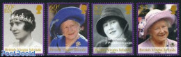 Virgin Islands 2002 Queen Mother 4v, Mint NH, History - Kings & Queens (Royalty) - Familles Royales