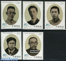 China People’s Republic 2001 Early Communists 5v, Mint NH - Ungebraucht