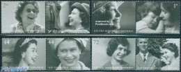Great Britain 2006 Elizabeth II 80th Birthday 4x2v [:], Mint NH, History - Nature - Kings & Queens (Royalty) - Horses - Neufs