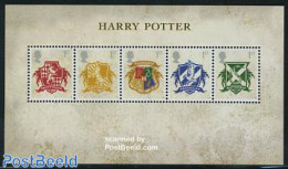 Great Britain 2007 Harry Potter S/s, Mint NH, History - Coat Of Arms - Art - Children's Books Illustrations - Harry Po.. - Unused Stamps