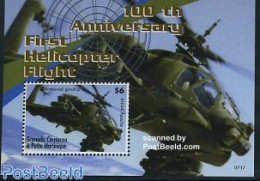 Grenada Grenadines 2007 Helicopters S/s, Mint NH, Transport - Helicopters - Hélicoptères