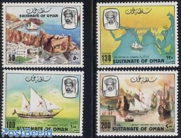 Oman 1981 Sindbad 4v, Mint NH, Transport - Various - Ships And Boats - Maps - Boten