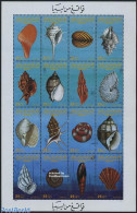 Libya Kingdom 1985 Shells 16v M/s, Mint NH, Nature - Shells & Crustaceans - Mundo Aquatico