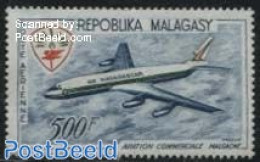 Madagascar 1963 Airmail Definitive 1v, Mint NH, Transport - Aircraft & Aviation - Vliegtuigen