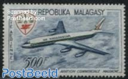 Madagascar 1963 Airmail Definitive 1v, Mint NH, Transport - Aircraft & Aviation - Avions