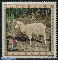 Madagascar 1972 Wool Industry 1v, Mint NH, Nature - Various - Cattle - Textiles - Textiel