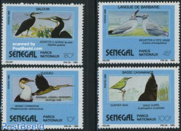 Senegal 1989 Birds 4v, Mint NH, Nature - Birds - National Parks - Natur