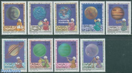 Somalia 1996 Planets 9v, Mint NH, Science - Astronomy - Astrology