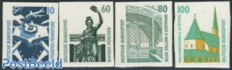 Germany, Federal Republic 1991 Definitives, Tourism 4v S-a, Mint NH, Religion - Transport - Churches, Temples, Mosques.. - Unused Stamps