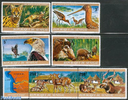 Senegal 1976 Basse Casamance Park 6v (4v+[:]), Mint NH, Nature - Various - Animals (others & Mixed) - Birds - Birds Of.. - Nature