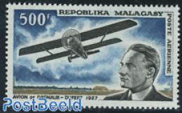 Madagascar 1967 500F, Stamp Out Of Set, Mint NH, Transport - Aircraft & Aviation - Airplanes